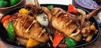 Squid with Oyster Sauce
