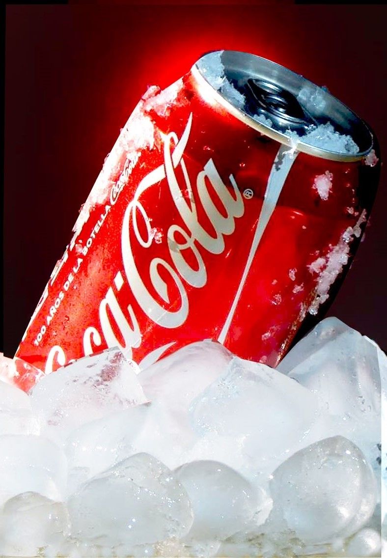 Coke in can