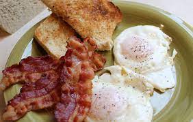 Bacon,Egg & Toasted Bread